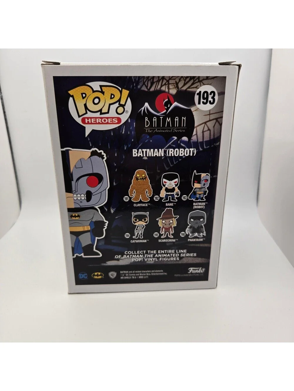 Funko Pop Batman The Animated Series #193 Batman Robot DC Heroes Vinyl Figure